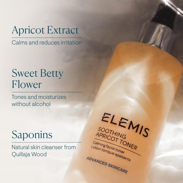 ⁦ELEMIS Soothing Apricot Toner – Alcohol-Free Toner for Sensitive Skin⁩ - الصورة ⁦7⁩