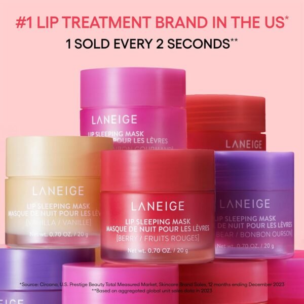 Laneige Berry Lip Mask – Overnight Hydration - Image 6