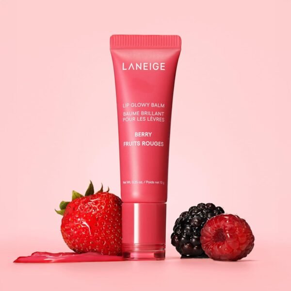 ⁦Laneige Lip Glowy Balm – Berry⁩ - الصورة ⁦3⁩